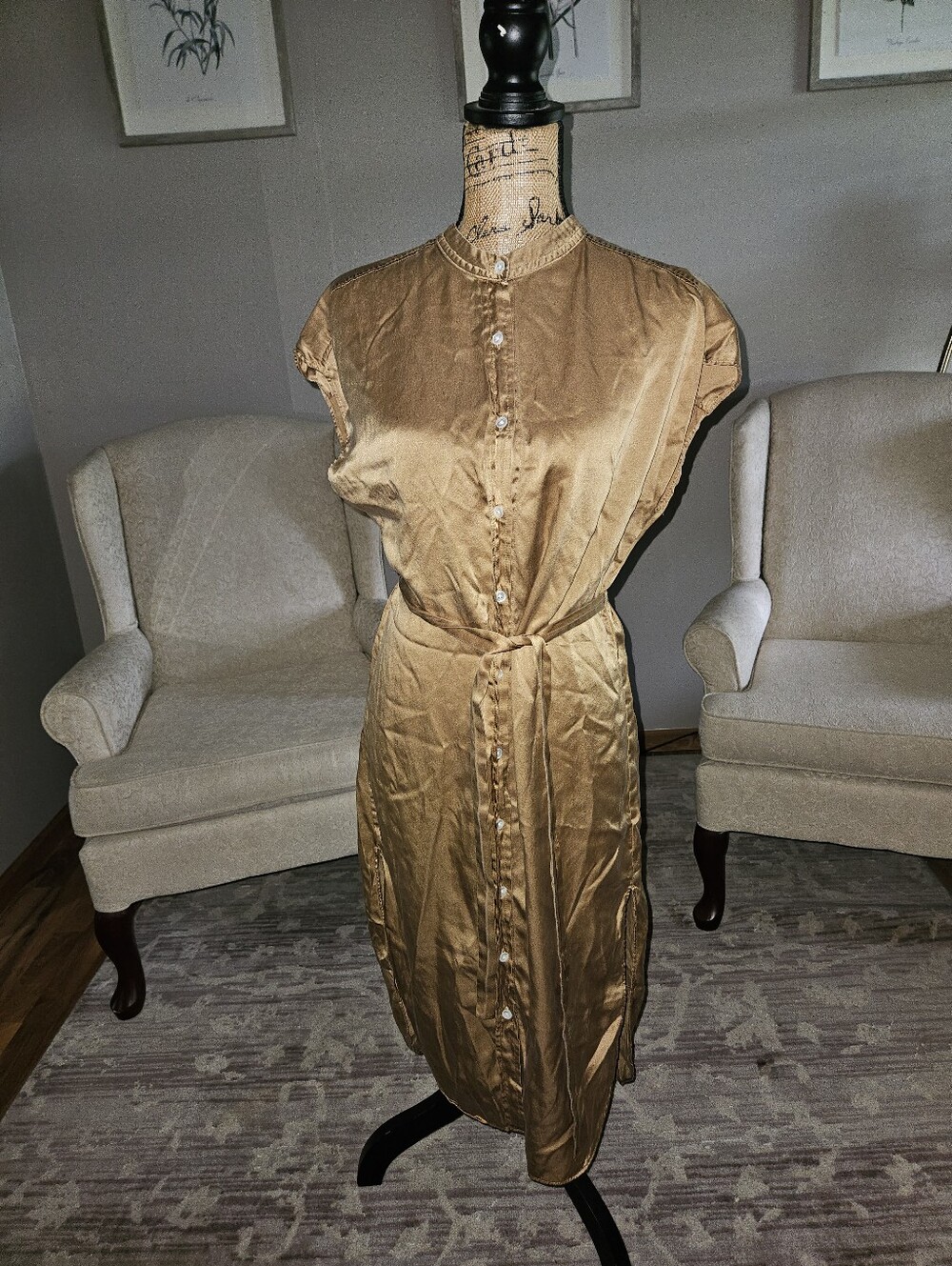 100% Silk Banana Republic Dress